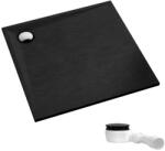 Schedpol Etrusco Black Stone négyzet alakú zuhanytálca 80x80 cm fekete 3.460/C/ST (3460CST)