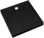 Schedline Cameron négyzet alakú zuhanytálca 90x90 cm fekete 3ST. C2K-9090/C/ST (3STC2K9090CST)