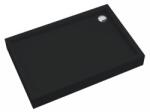 Schedpol Medium Black Mat téglalap alakú zuhanytálca 100x90 cm fekete 3.4745/C/MG (34745CMG)