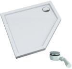 Schedpol Corrina New ötszögletű zuhanytálca 100x100 cm fehér 3.4999 (34999)