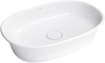 Omnires Classica M+ mosdótál 61x40 cm ovális mosdótálak fehér matt CLASSICAUNBM (CLASSICAUNBM)