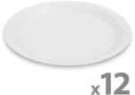 Family Papírtányér szett, fehér, 23 cm, 12 darabos csomag (58235A)