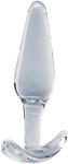 Clarity Utopian Floret - dop anal din sticlă (transparent) (5061076320541) Dildo