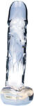 Clarity Seraphic Opus - dildo din sticlă pentru punctul G (transparent) (5061076320411) Dildo