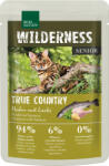 REAL NATURE Wilderness True Country nedves macskaeledel tasak senior csirke&lazac 12x85g