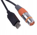  Usb DMX vezérlőkábel, RS485 soros átalakító, 3 pólusú Ftd kábel (5904133252662)