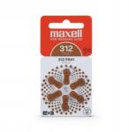Maxell Battery Zink Air PR41 (312) Zink Air 6PK Bliszter 790421.00. EU (790421)