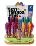 Pilot Rollerball, kijelzős, 0, 35 mm, levehető betűtípus, kupakkal, PILOT "Frixion Ball Friends", mix, 48 db