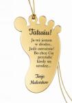  Lábléc az autóhoz, lábléc Apu óvatosan vezessen, ajándék apának, tükör (12693589)