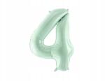 PartyDeco Fólia lufi ''4'', 72cm, zöld