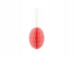 PartyDeco Papír dekoráció honeycomb Tojás, rózsaszín, 12 cm (ZDP3-12-081)