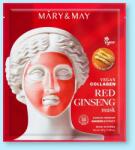 Mary & May Arcmaszk vegán kollagénnel és ginzenggel Vegan Collagen Red Ginseng Mask - 30 g / 1 db