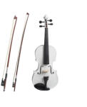 DEPOX Vioara clasica din lemn, marime 4/4, alba, toc inclus + arcus 1/2 extra (1432)