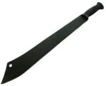 DEPOX Maceta de vanatoare DEPOX®, Survival Heir, 58 cm, otel inoxidabil, negru, teaca inclusa (1427)