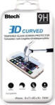 Btech iPhone 6+/6S+/7+/8+ 3D ívelt üvegfólia fehér