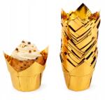 Eurobatt Arany tulipán muffin és cupcake papírkosarak 50 db (EBB1332J)