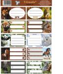 T-Creativ Füzetcímke 25 ív/csomag T-Creativ Animals (N13050TAN)