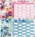T-Creativ Órarend 8x15 cm 25 db/csomag T-Creativ Flower (N13051TFL)