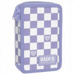BackUP Backup Iskolai Tolltartó Kétrekeszes Felszerelés Sakktábla Lila (PB6DW29)