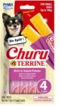 Inaba Foods Churu Terrine Small Dog Recompense cu Cartof Dulce 15 Gr x 4 Buc