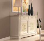 Settimo Comoda Venezia din lemn cu decor in relief, 184 x 106 cm (EU324) Comoda