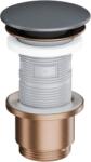 Excellent Ventil click-clack lavoar bideu Excellent corp cupru periat capac ceramica grafit mat (ARIN.1485.K.01.GRMCB)