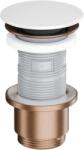 Excellent Ventil click-clack lavoar bideu Excellent corp cupru periat capac ceramic alb mat (ARIN.1485.K.01.WHMCB)