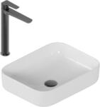 Excellent Set lavoar cu baterie Cori 2.0 50x38 + baterie Clever 2.0 grafit periat (ZEPR.0053)