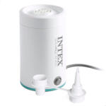 Intex Pompă electrică, Intex Quickfill AC400, 220-240 V, alb, pentru umflare și dezumflare, debit mare de aer, cu două duze interschimbabile, cu protecție la supraîncălzire (66646) (66646)