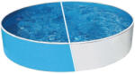 Azuro 300 round piscină cu perete din oțel, fără filtru, D360 x 90 cm, albastru/alb (AS-184102) Piscina