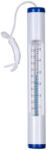 Palicy Termometru, Poolx, Deluxe, 15 x 2.5 cm, plutitor, cu șnur de prindere, scală Celsius și Fahrenheit, citire ușoară, pentru piscină (AS-140522)