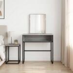 vidaXL Masa de Machiaj Sonoma gri 81 x 40 x 131 cm Lemn prelucrat GartenMobel Dekor (8007692)