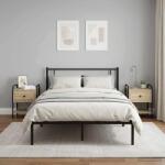 vidaXL Dulap de noapte 2 buc. Stejar Sonoma Lemn prelucrat GartenMobel Dekor (8007662)