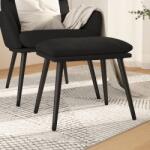 vidaXL Taburet, negru, 45x29, 5x35 cm, material textil GartenMobel Dekor (341499)