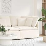 vidaXL Modul de colt pentru canapea modulara cu perne, crem, 100 cm GartenMobel Dekor (4104475) Canapea