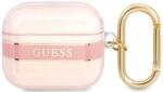 Guess Калъф Guess GUA3HHTSP за AirPods 3, розов, Strap Collection (GUA3HHTSP)