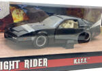 Jada Macheta metal Pontiac Firebird Knightrider Kitt with working lights on the front hood, black 1/24 (JPT)