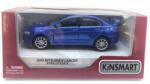 Kinsmart Macheta 2008 Mitsubishi Lancer Evo X, blue 1/36 (JPT)