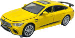  Macheta Mercedes GT63 AMG V8 1: 32 galben, sunet, lumini, deschide usi si capote