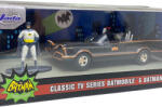 Jada Macheta metal 1966 Batman Batmobil cu figurina, black 1/32 (JPT)
