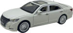 XLG Macheta metal Toyota Crown alba 1: 24 lumini, sunete, deschide usile (JPT)