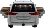  Macheta metal Lexus LX600 Jeep alb 1: 18 lumini si sunete, deschide tot