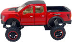 JPT1 Macheta metal Ford Raptor cu suspensii, sunet, lumina, deschide usile 1: 28 (JPT)