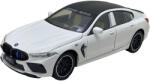 Jie Gao Macheta metal replica BMW M8 alb cu lumini si sunet, deschide usi, portbagaj si capota 1/24 (JPT)