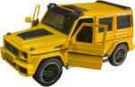 Miniauto Macheta Mercedes G class galben sunet lumini deschide usile fata 1: 24 (JPT)