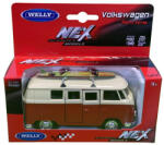 Welly Macheta Volkswagen bus surf board , red white 1: 43 (JPT)