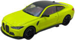 PRCK Macheta metal BMW M4 galben 1: 24 cu sunet, lumini, claxon, deschide usi, capote (JPT)