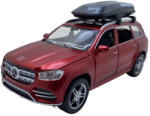  Macheta metal replica Mercedes GLS rosu cu lumini si sunet