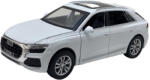  Macheta metal replica Audi Q8 alb 1: 32 sunet si lumini