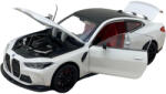 PRCK Macheta metal BMW M4 alb 1: 24 cu sunet, lumini, claxon, deschide usi, capote (JPT)